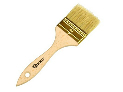 Štětec plochý, 63 mm, dřevěná rukojeť GEKO