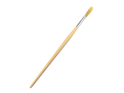 Štětec kulatý, 6 mm, dřevěná rukojeť GEKO