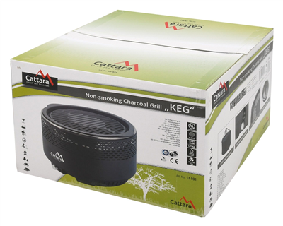 Gril stolní KEG na dřevěné uhlí CATTARA