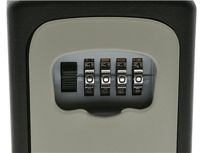 Trezor na klíč, 4místný kombinační zámek GEKO