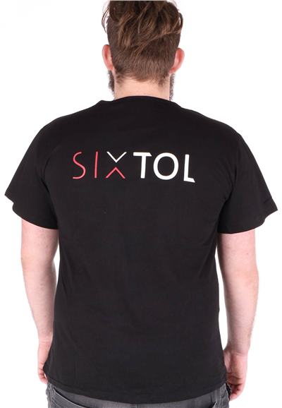 Tričko pánské T-SHIRT, černá, velikost XL, 100% bavlna SIXTOL