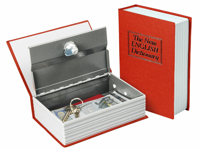 Schránka bezpečnostní - knížka, 245x155x55mm, 2 klíče EXTOL-CRAFT