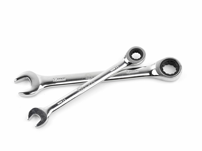 Klíče očkoploché ráčnové sada 12 ks 8 - 19mm GEKO