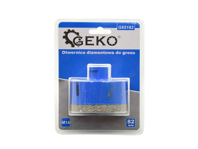 Korunkový vrták diamantový 82 mm GEKO