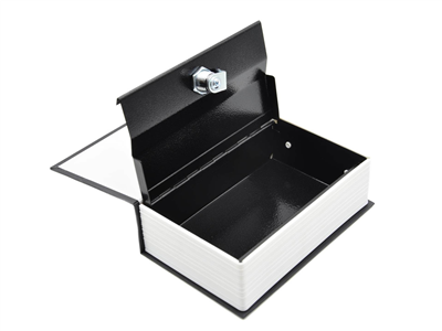 Schránka, knížka na peníze přenosná 180x115x55mm, 2 klíče GEKO