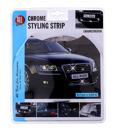 ALLRIDE Chromový pásek 0,7 cm x 3 m