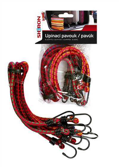 Pružný upínač PAVOUK 8 úchytů