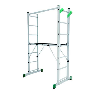 Plošina pracovní, 2 x 7 příček, 1,94 m, 3,07 m, s úpravou na schody, ALVE 8507