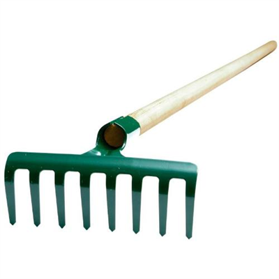 Hrábě, 12 zubů, s násadou 160 cm, FED