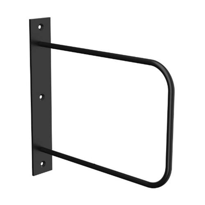 Konzole Bend, 22 x 23 cm, matná černá