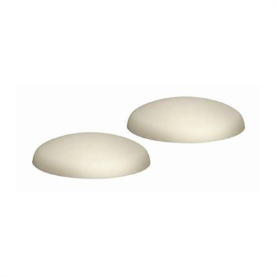 Zarážka dveřní, O 60 mm, bílá, 2 ks