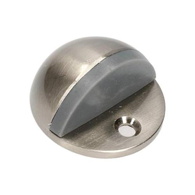 Zarážka dveřní, O 45 x 25 mm, poniklovaná