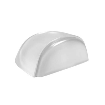 Zarážka dveřní, 42 x 36 x 22 mm, transparentní, samolepící