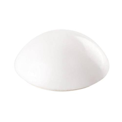 Zarážka dveřní, O 30 mm, bílá, 2 ks