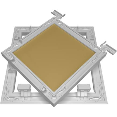 Dvířka revizní, 500 x 500 mm, ALU bílé