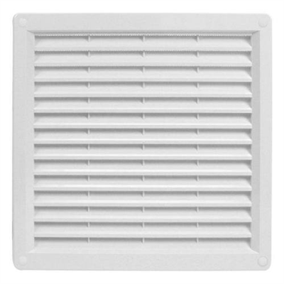 Mřížka větrací se síťovinou VM, 300 x 300 mm, bílá 0217