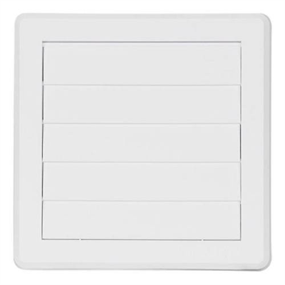 Mřížka větrací gravitační VM, 150 x 150 mm G/100 mm, bílá 0215