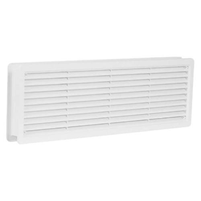 Mřížka větrací dveřní VMD, 400 x 130 mm, 2 ks, bílá 0231