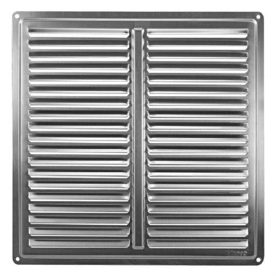 Mřížka větrací - krytka NVM, 250 x 250 mm K, nerez 0712