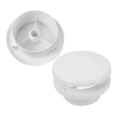 Ventil talířový s regulací TV O 125 mm, bílý 0419