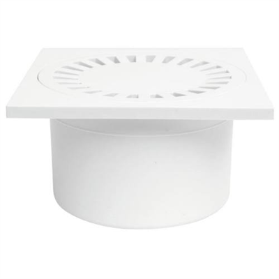 Vpusť podlahová spodní D 50 / 84 mm, bílá, ENPRO