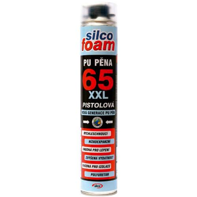 Pěna pistolová zimní 65 XXL, 750 ml, žlutá, SILCOFOAM