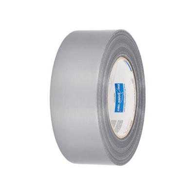 Páska textil - stříbrná DUCT, 48 mm x 50 m