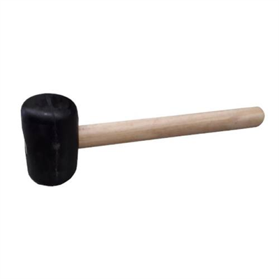 Palice gumová PROFI, 1 kg, 80 mm, dřevěná násada