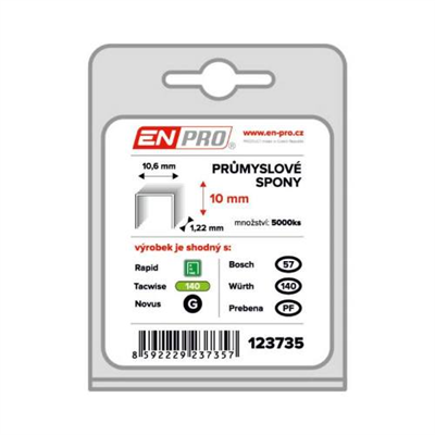 Spony PROFI, 345/10 mm, 5000 ks, ENPRO