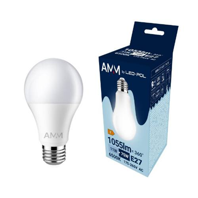 Žárovka AMM-E27-A60-11W-CW
