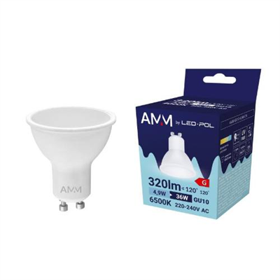 Žárovka AMM-GU10-4,9W-CW