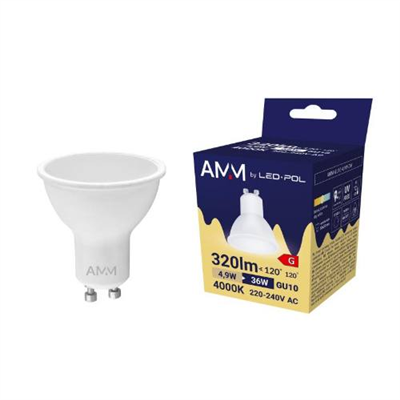 Žárovka AMM-GU10-4,9W-DW