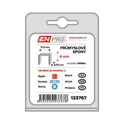 Spony PROFI, 530/04 mm, 2000 ks, ENPRO