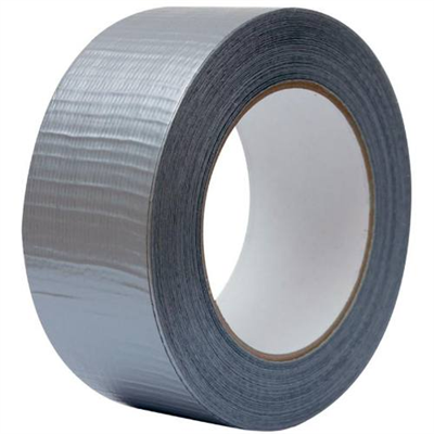 Páska textil - stříbrná DUCT, 48 mm x 10 m