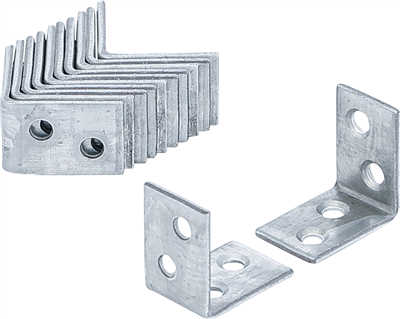 BGS 80943, Sada spojovacích plechů 25 x 25 x 15 mm 12dílná