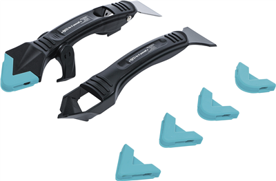 BGS 85209, Sada přípravku pro odstranění silikonových spár a stěrky 7dílná