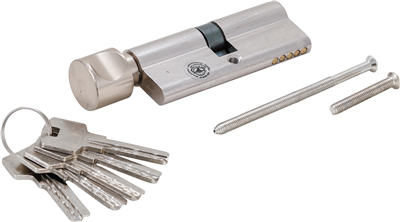 BGS 85280, Bezpečnostní cylindrický zámek s knoflíkem 80 mm
