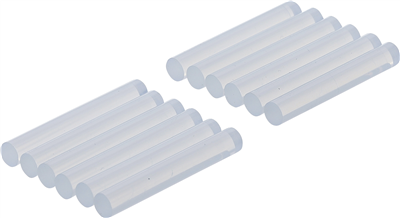 BGS 80851, Souprava patron tavného lepidla transparentní O 7,5 mm, 50 mm 12dílná