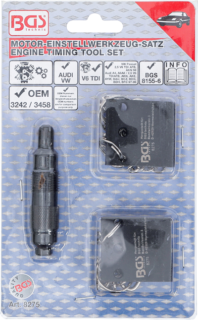 BGS 8275, Souprava nářadí k nastavení motoru pro Audi, VW V6 TDI