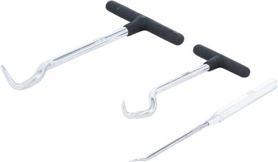 BGS 8405, Sada háků pro demontáž těsnicích kroužků 3dílná