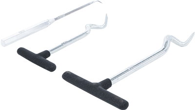 BGS 8405, Sada háků pro demontáž těsnicích kroužků 3dílná