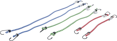 BGS 85516, Sada gumových upínáků 300 / 450 / 600 mm 6dílná