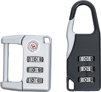 BGS 85809, Sada číslicových zámků na zavazadla 2dílná