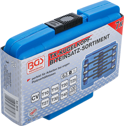 BGS 8618, Sada nástrčných hlavic 6,3 mm (1/4