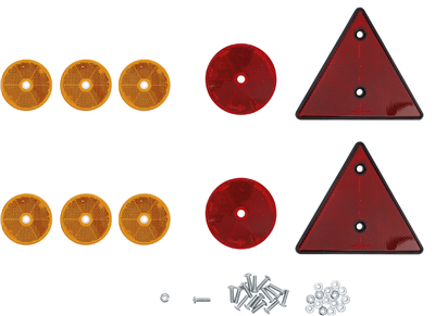 BGS 8635, Sada odrazek pro přívěs 12dílná