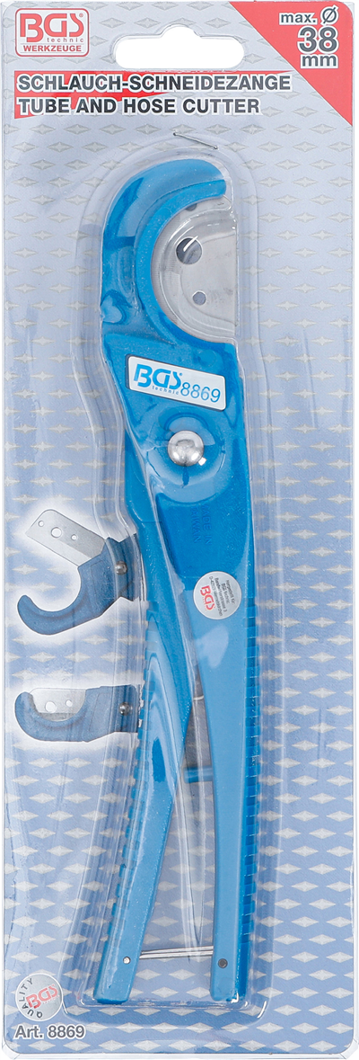 BGS 8869, Nůžky pro stříhání hadic do 38 mm