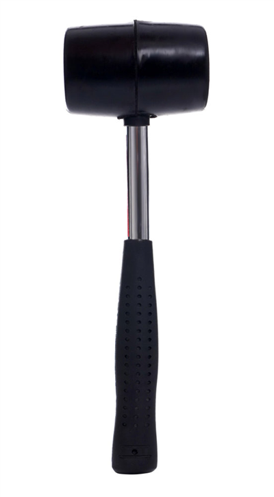 Gumové kladivo (palička) bez zpětného rázu, 420 g, 50 mm, TA1425