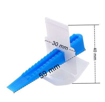 Klíny a klipy na vyrovnání dlažby a obkladů, sada 400 ks, TA4112
