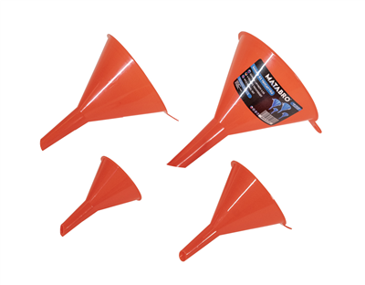 Matabro MB-OIL05, Sada trychtýřů vhodná pro přímý styk s kapalinami O 55 - 115 mm 4dílná