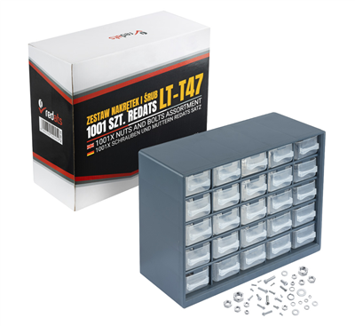 Redats 07-03-24, Sada matic a šroubků 1001 ks